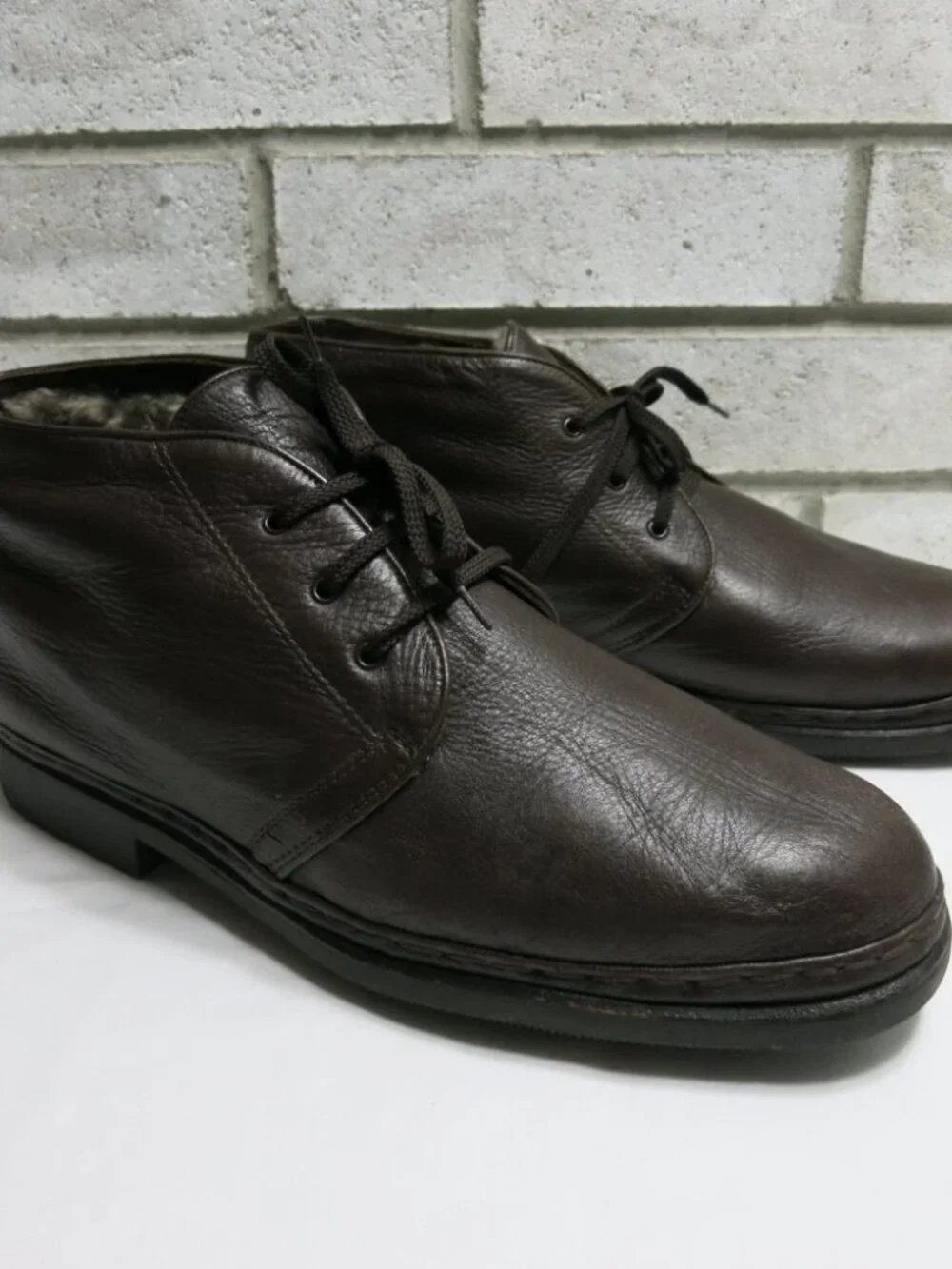 L' Artigiana Viareggina Jimmy Insulated Leather Men Boots Fashion Footwear Sz 46
